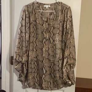 Snake Print Top